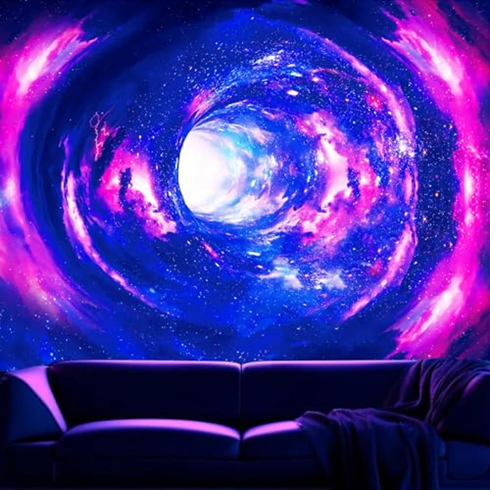 Trip-py Space Wall Tapestry Hippie Aesthetics Galaxy Star Room Decor Flag Wall Hanging Teen Girls Mens Womens Dorm Living Room