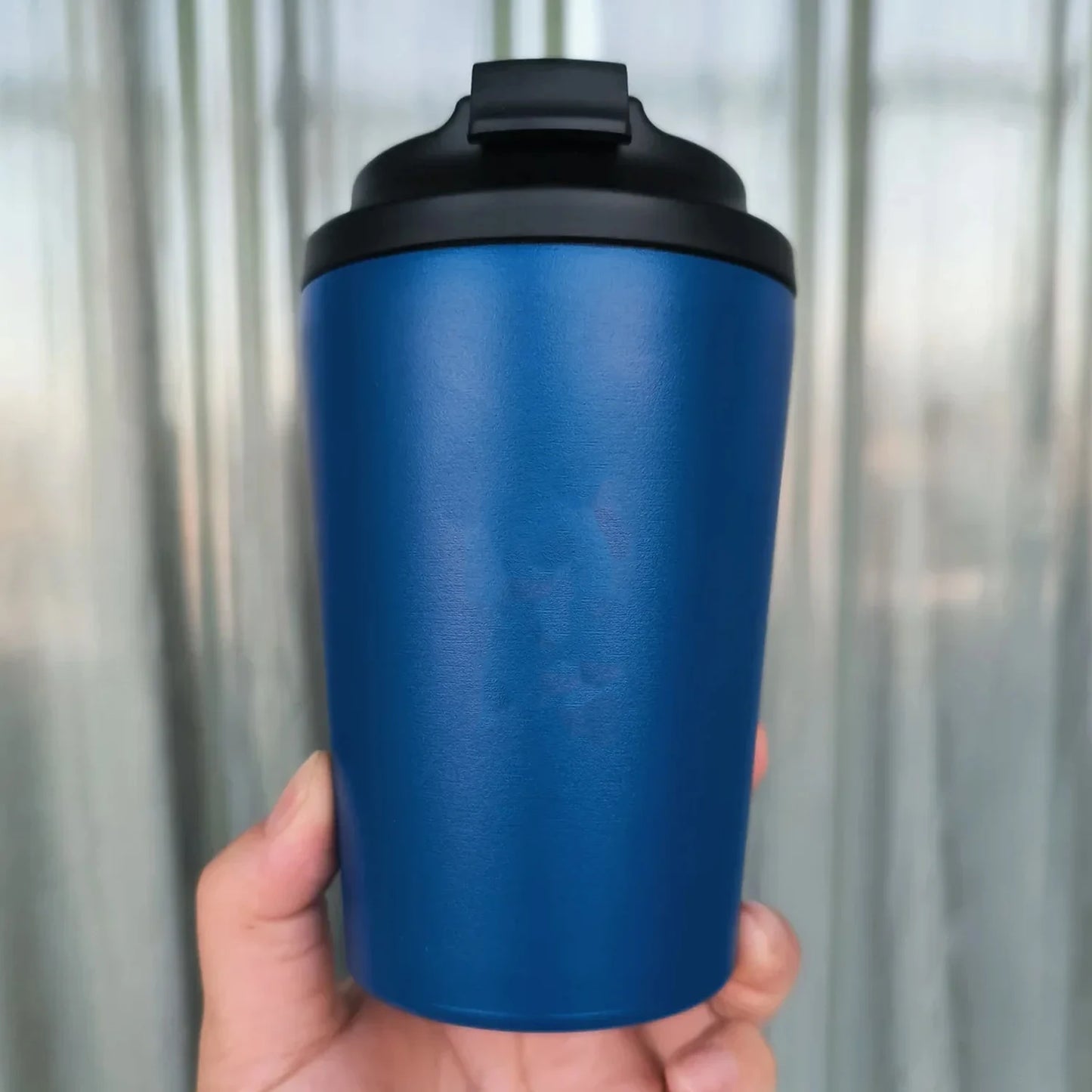 Vacuum Flasks Customized Logo Cup Coffee Mug Car Insulated Water Bottle Travel Stainless Steel Drinking Kettle 360ml 12oz