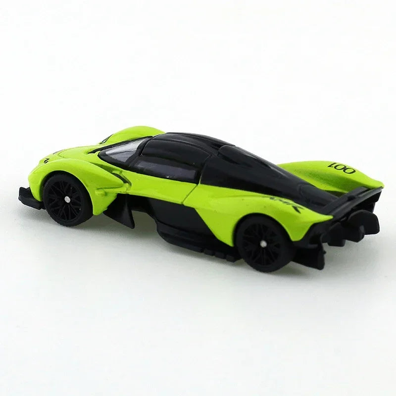 TSC 1/64 Aston Martin Valkyrie Car Alloy Toys Motor Vehicle Diecast Metal Model Kids Xmas Gift Toys for Boys Modified Trolley