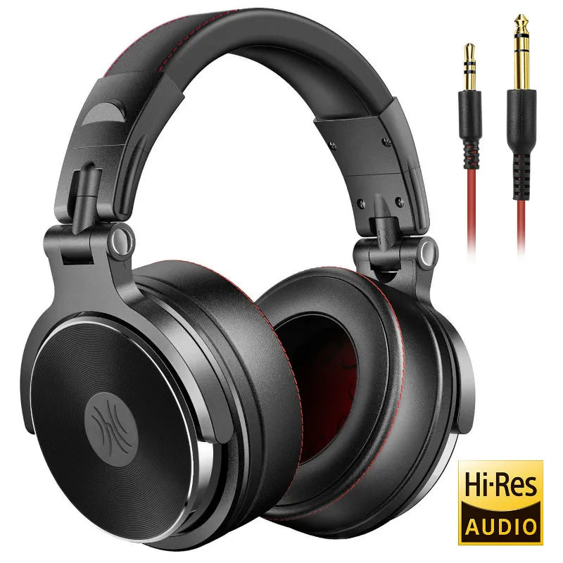 Oneodio Wired Professional Studio Pro DJ Headphones With Microphone Over Ear HiFi Monitor Music Headset Earphone For Phone PC