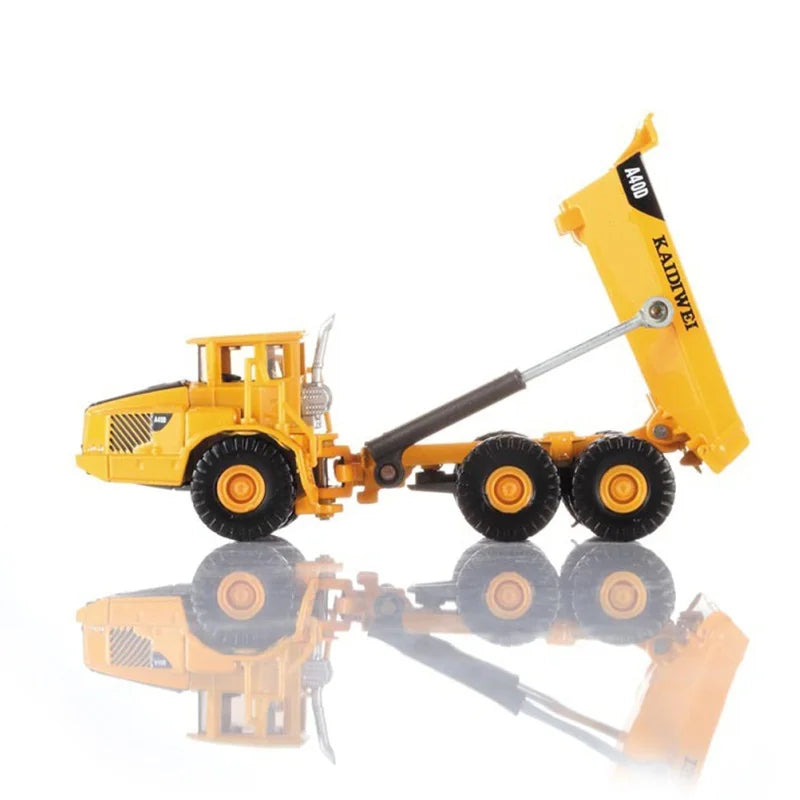 Engineering Articulated Truck Dumper A40D Simulation Exquisite Diecasts & Toy Vehicles 1:87 Alloy Car Model Gifts For Children