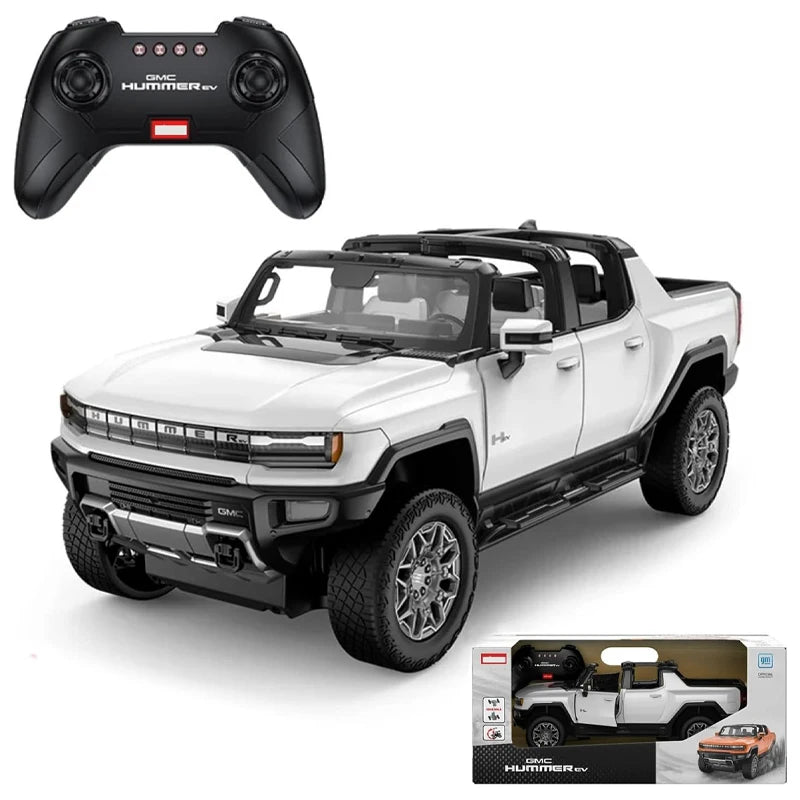 1:16 Hummer EV RC Car 1/16 RC Raingcar for Hummer EV alloy remote control car, equipped with 4.8 V 600 Mah collectible adult car