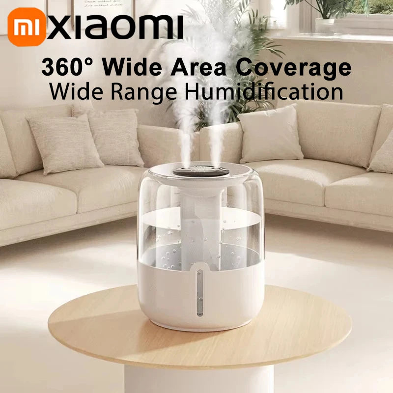 Xiaomi 6.8L Large Capacity Double Spray Quiet Humidifier USB For Home Bedroom Office With LED Night Light Essential Oil Diffuser