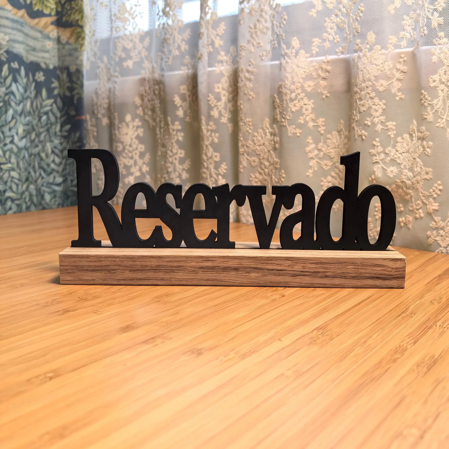 1pc Spanish Portuguese Inspirational Table Blessed Signs Wood Motivational Home Decorations Table Home Decor Centerpieces Faith