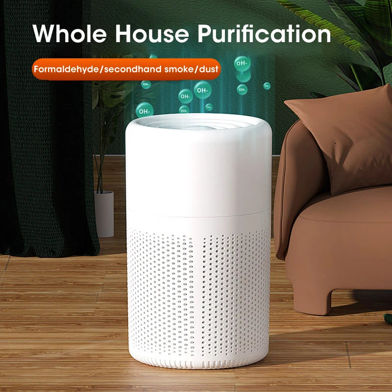 Portable Air Purifier Household Air Cleaner Mini Desktop Air Purifier With HEPA Filter Air Freshener Air Cleaner For Home Office