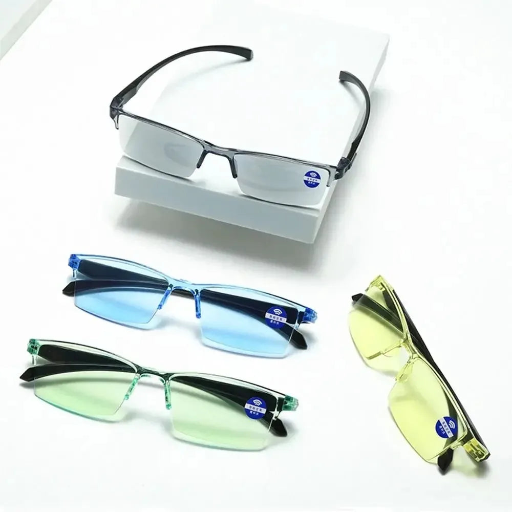 Smart Automatic Zoom Eyeglasses Anti-Blue Light Reading Glasses Men Women Optical Spectacle Computer Eyeglass