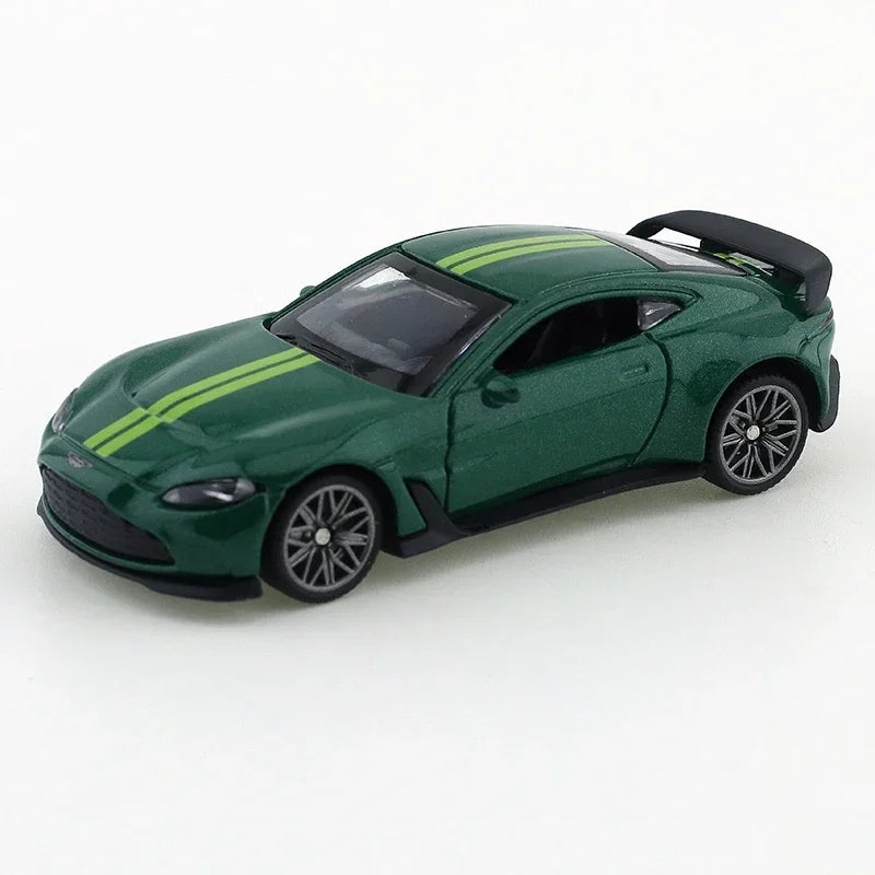 TSC 1/64 Aston Martin V12 Car Alloy Toys Motor Vehicle Diecast Metal Model Kids Xmas Gift Toys for Boys Modified Trolley