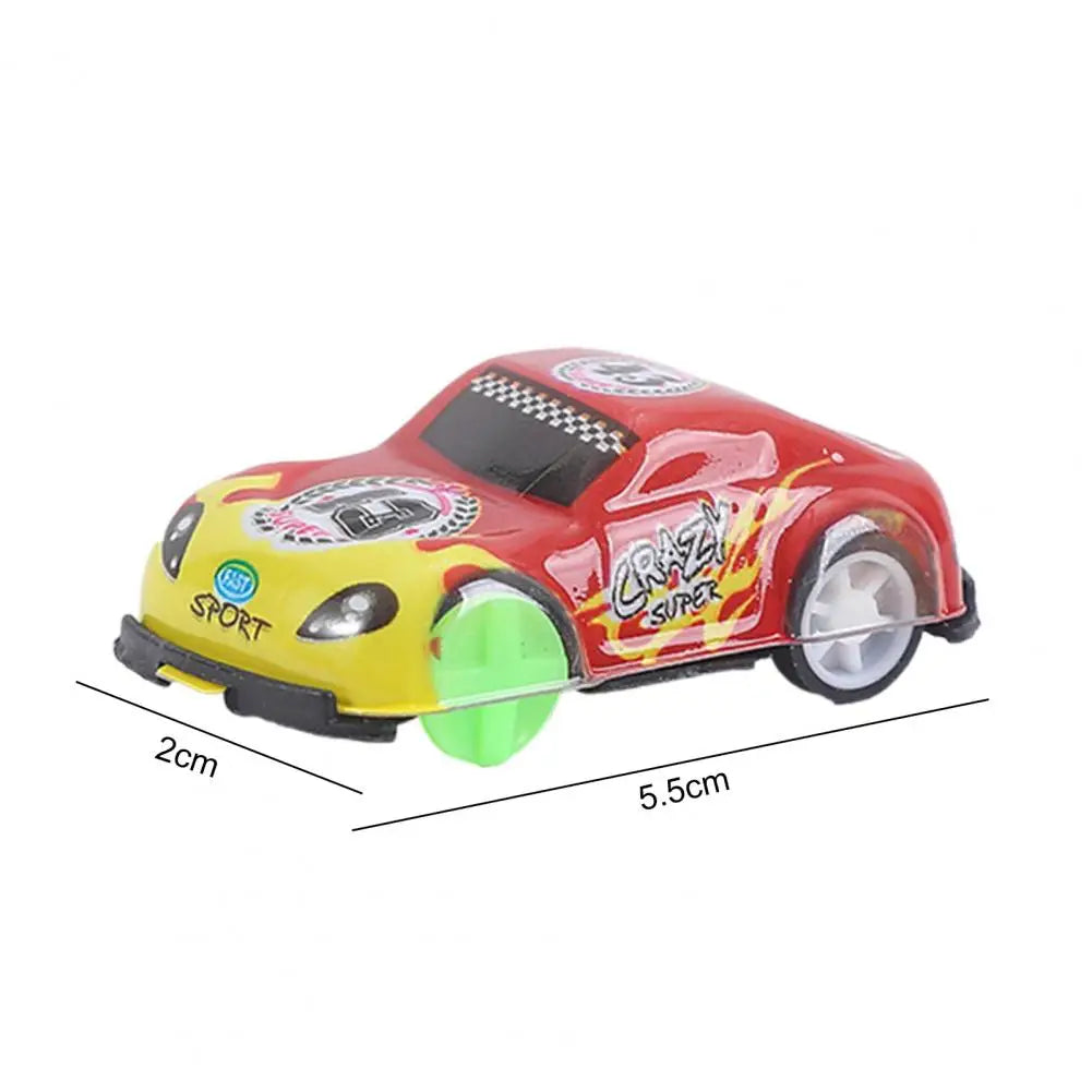 Mini Cartoon Cute Pull Back Car Model Toy Plastic Simulation Vehicle Interaction Toys for Boys Girls Birthday Party Favors Gift