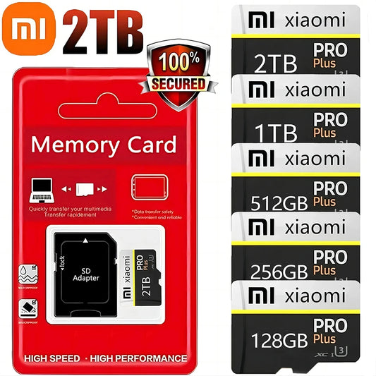 100% Original Xiaomi 2TB 1TB Micro TF Card Mini Memory Card 128GB 512GB Micro Tarjeta SD Card For Nintendo Switch Phone Carte SD