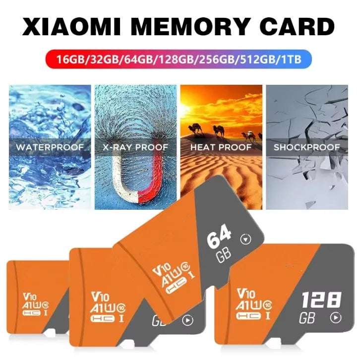 Xiaomi 2TB TF SD Card Memory Card High Speed TF/SD 128GB 256GB 512GB 1TB Mini Memory Card Class 10 For Camera/Phone 2025 NEW