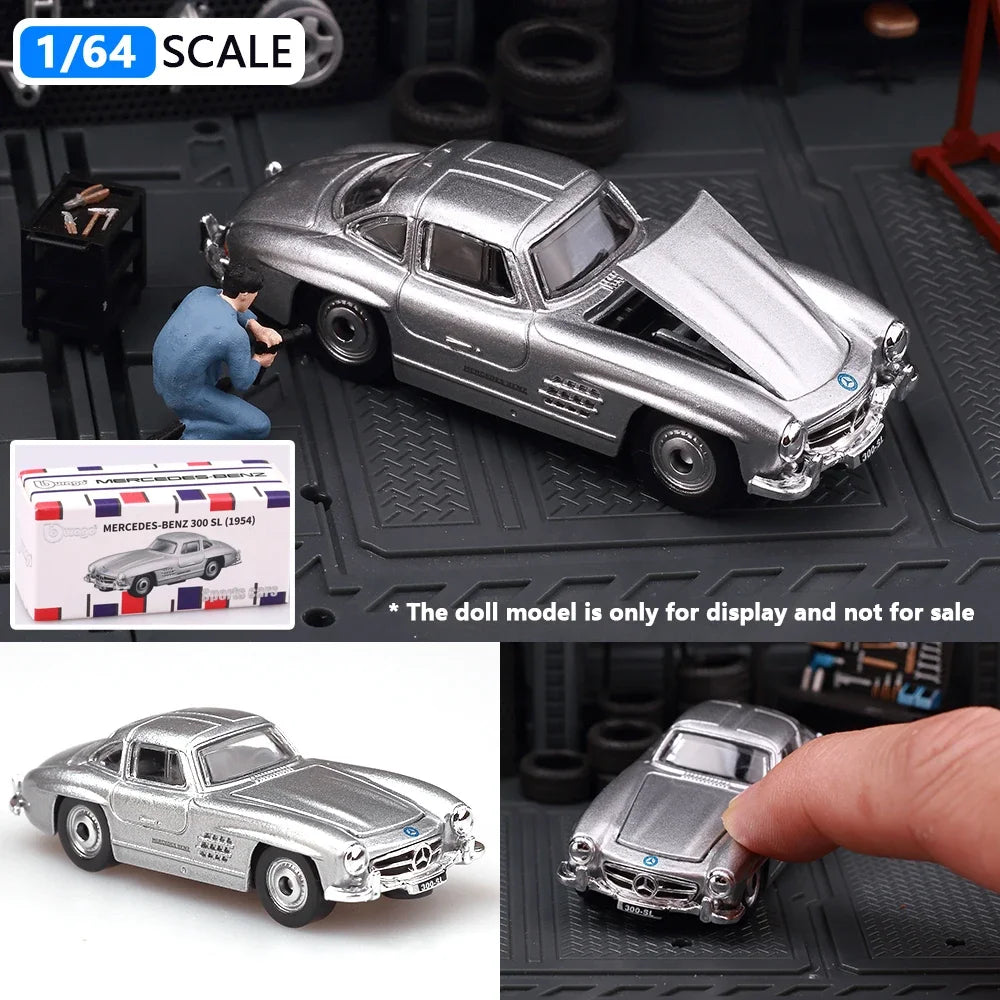 Bburago 1:64 Porsche 911 Gt Lamborghini Ferrari 1959 Cadillac Miniature Alloy CAR Model Collection Toy Gifts