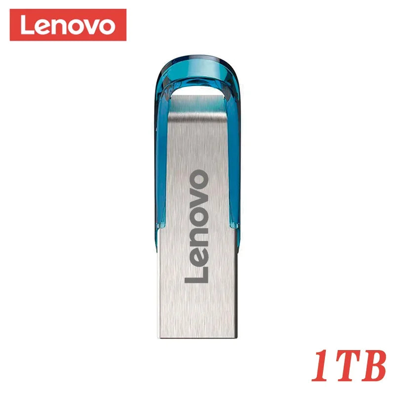 Lenovo Usb Flash Drive 2TB 1TB 3.0 Waterproof High Speed USB Stick Portable 128GB SSD 512GB Metal Pendrive U Disk Memorie For PC