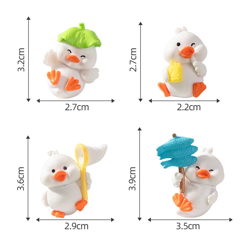 Random Random 1PC Micro Landscape Cute Little Yellow Duck Animal Figure Blind Box Landscaping Decoration Desktop Small Ornaments