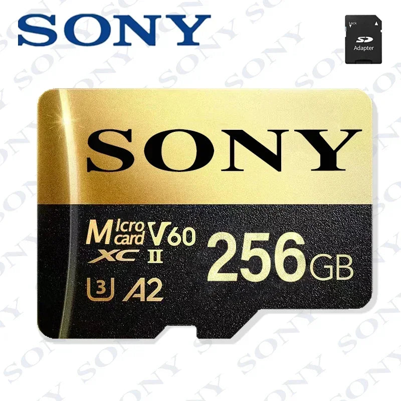 Original SONY New Micro SD Card 2TB 1TB High Speed Memory Card 512GB 128GB Class TF Card for Drone Equipment Audio PC Ps5 Game