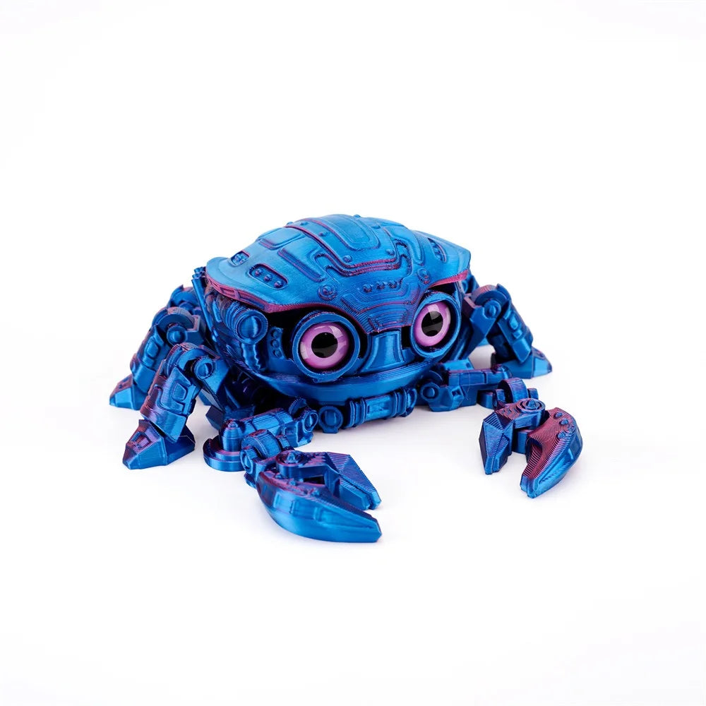 3D Printing Toys Mechanical Crab Joint Movable Model Novelty Adult Toy Anti-stress Figurine Miniature Desk Accessories Birthday