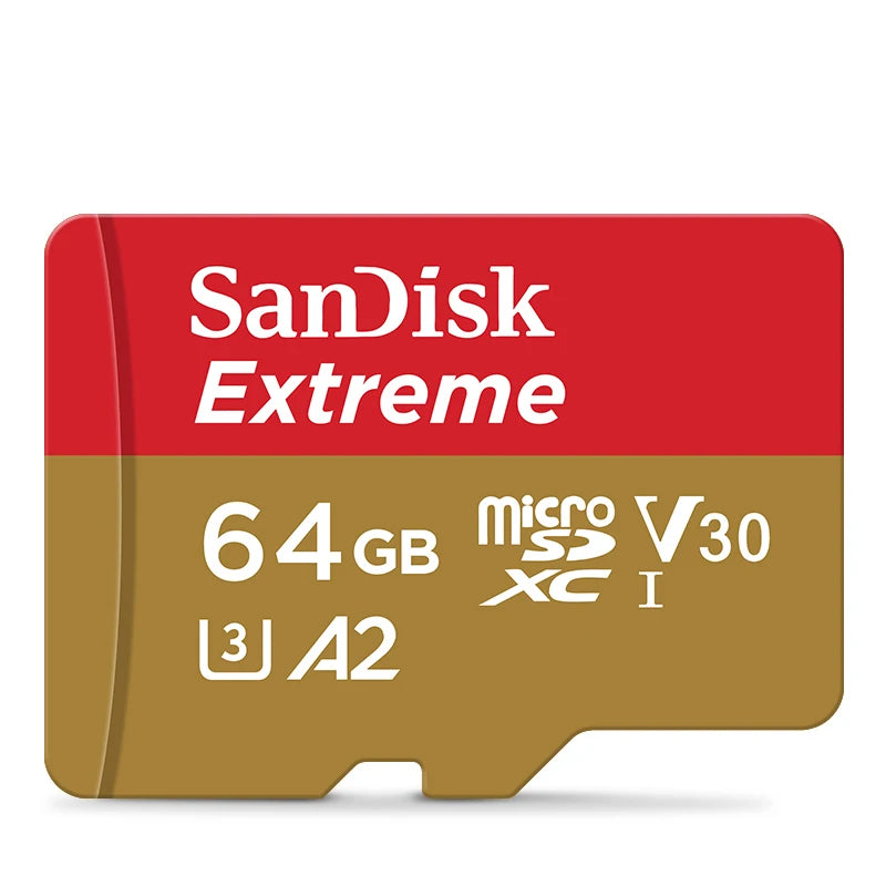 SanDisk Memory Card Extreme PRO microSDXC Card 256GB 128GB 64GB Read Speed 32GB 100MB/s TF Card U3 4K UHD Micro SD Card