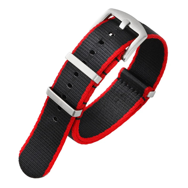 Nylon Watch Strap 20mm 22mm Premium Soft Watch Band Universal Sports For 007 Replacement Correa Reloj 20mm 22mm Nylon Watchband