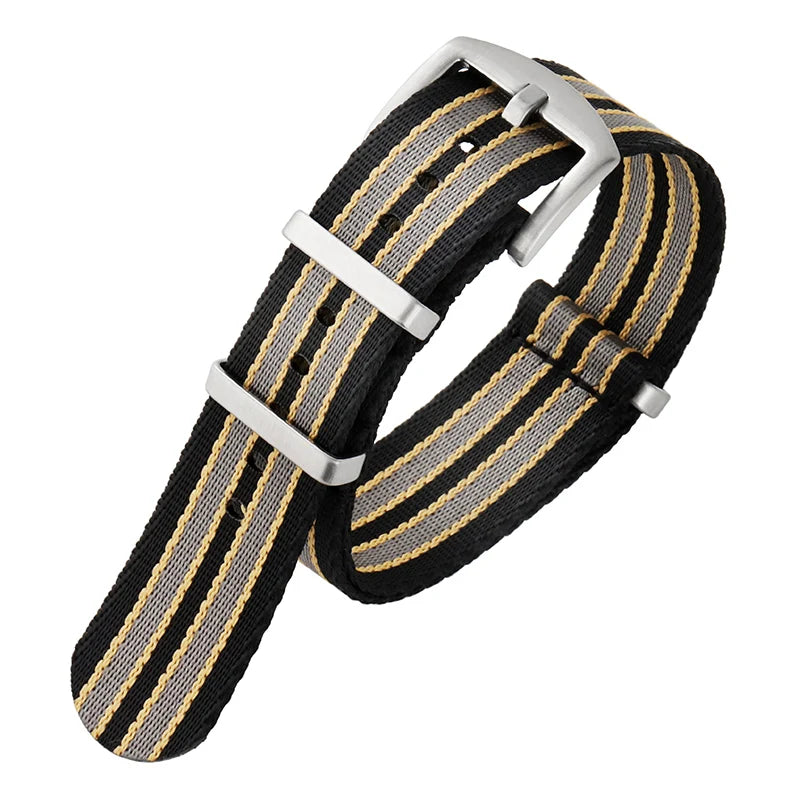 Nylon Watch Strap 20mm 22mm Premium Soft Watch Band Universal Sports For 007 Replacement Correa Reloj 20mm 22mm Nylon Watchband