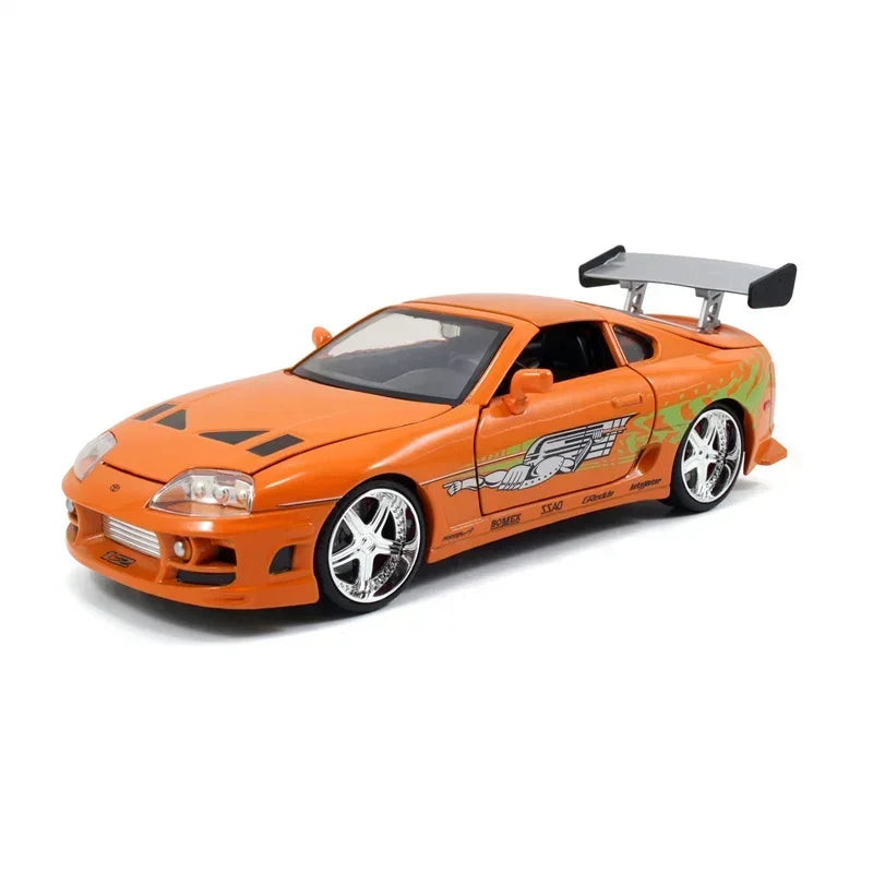 Jada 1:24 Fast and Furious Brian’s 1995 Toyota Supra High Simulation Diecast Metal Alloy Model Car kids Toy Gift Collection