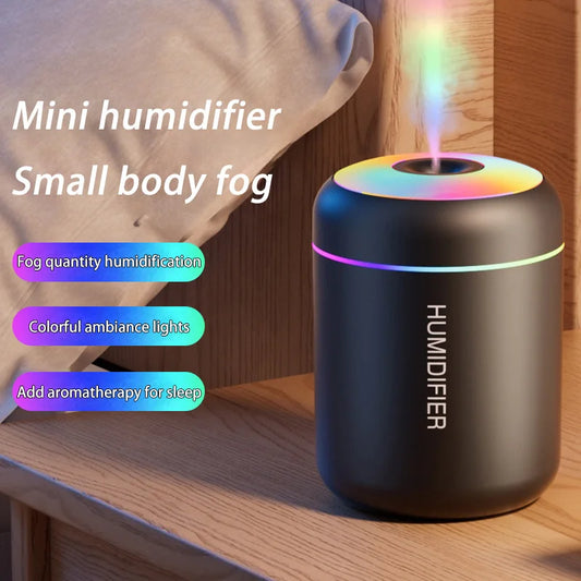 Mini Car Air Humidifier USB Electric Aroma Diffuser Essential Oil Purifier Aromatherapy Mist Maker Lights in Car Home