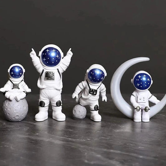 Astronaut Figure Statue Figurine Spaceman Sculpture Educational Toy Desktop Home Decoration Astronaut Model For Kids Gift