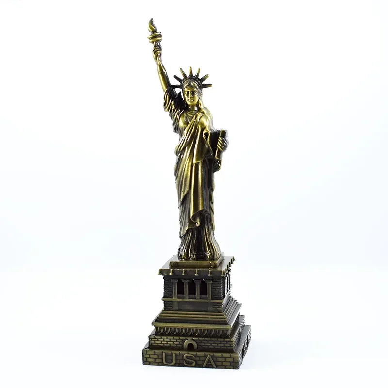 World Famous Landmark Statue of Liberty Big Ben Tower Bridge Golden Gate Replica