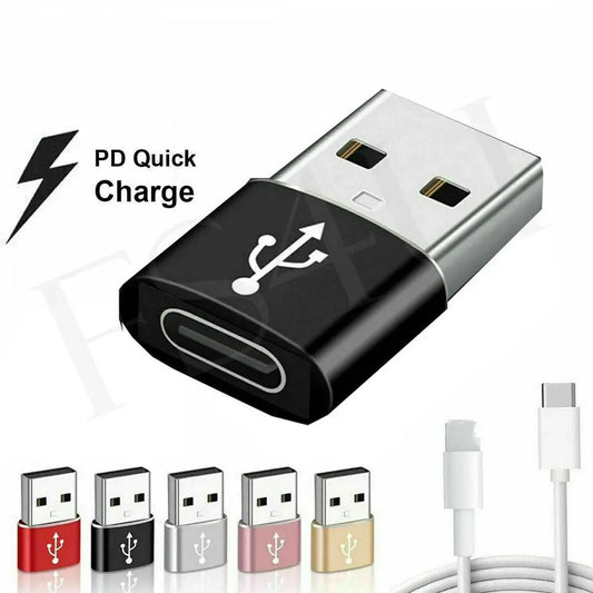 Mini Mobile Metal Type C to USB 3.0 Connector Converter Cable Adapter