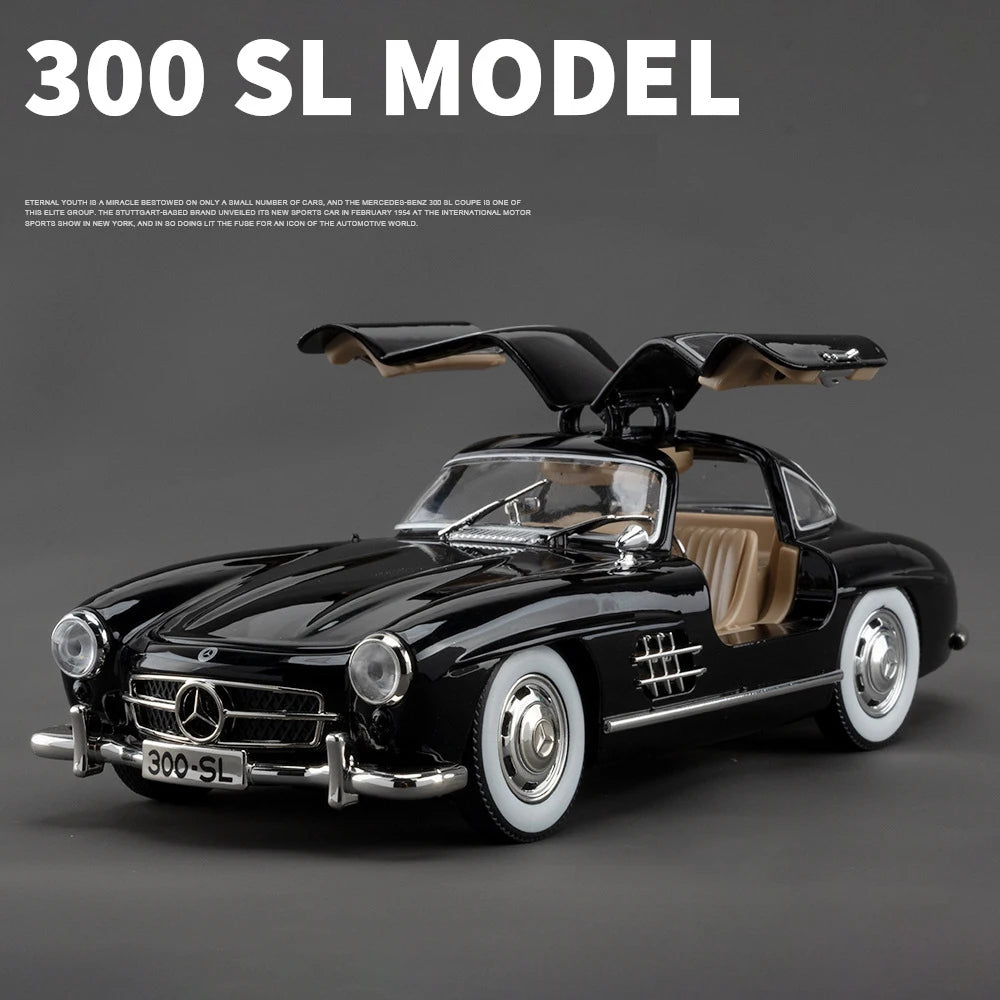 1:24 Mercedes-Benz 300SL 1936 Alloy Model Car Toy Diecasts Metal Casting Sound and Light Car Toys For Children Vehicle