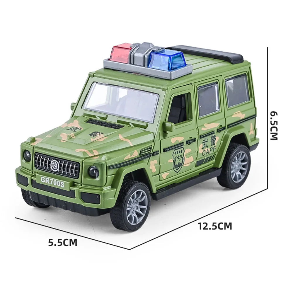 Inertial Car Toy Fire Truck Ambulance Car Model No Battery Required Openable Door Drop-resistant Smooth Surface Coasting