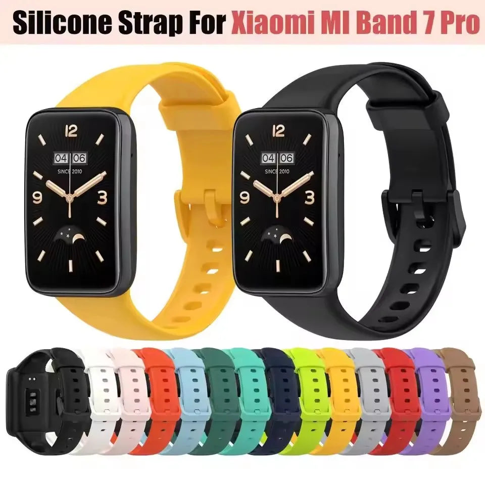 Strap For Xiaomi Band 7 Pro Silicone Replacement Wristband Smart Watch Bracelet For MiBand 7Pro Accessories