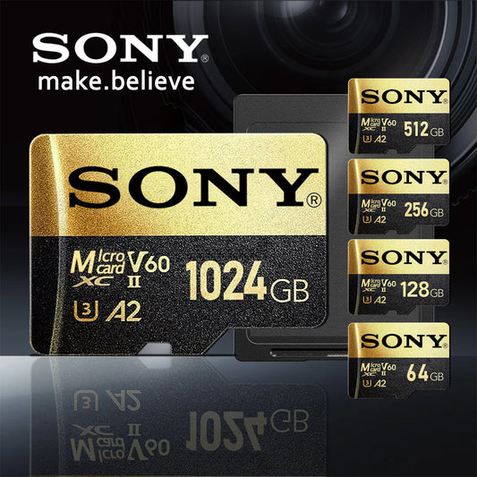 Sony Micro SD Card Memory Card Hight Speed MIni MicroSD Card 1TB 512GB 256GB 128GB SD TF Flash Card For XIaomi Camera PC