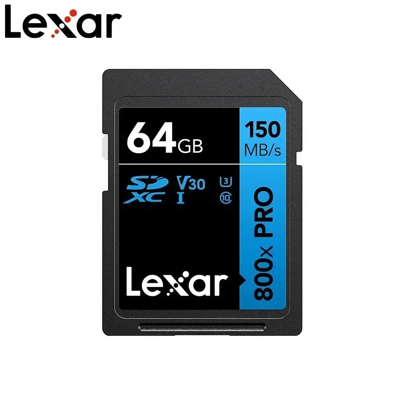 Lexar SD Card Class 10 V10 V30 V60 V90 U3 UHS-II 32GB 64GB 128GB 256GB 512GB SDHC SDXC High Speed 4K 8K Memory Card for Camera