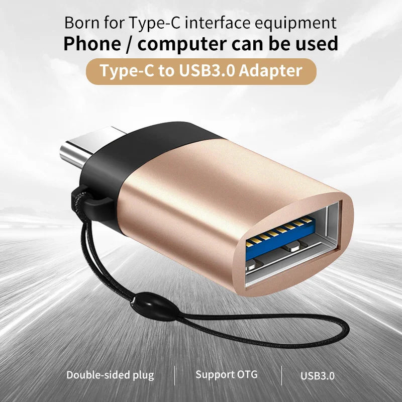 NNBILI USB 3.0 Type C OTG Adapter Fast USB A to Type C Adapter for  Xiaomi Huawei Mini USB Adapter Type-C OTG Cable Converter