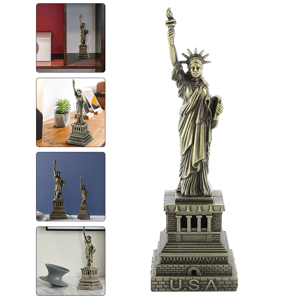 15/18/25cm Garden Statue Of Liberty Adornment Model Model Decorative Garden Statue Of Liberty Adornment Model Desktop Figurine