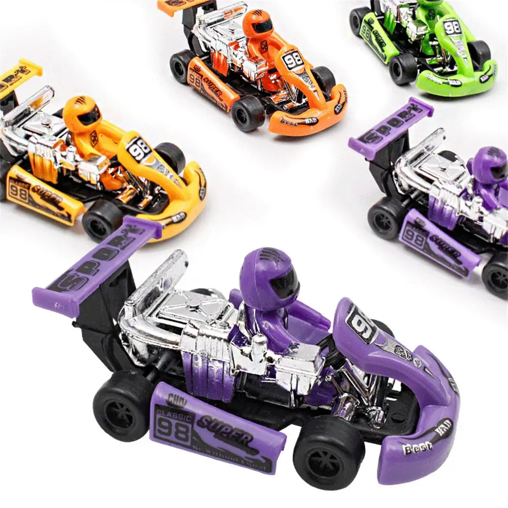 Mini Car 1/2Pcs 4 Wheels Vehicle Set Toy Vehicles Car Model Formula Car Racing Car Toy Pull Back Kart Toys Inertia Car Toy