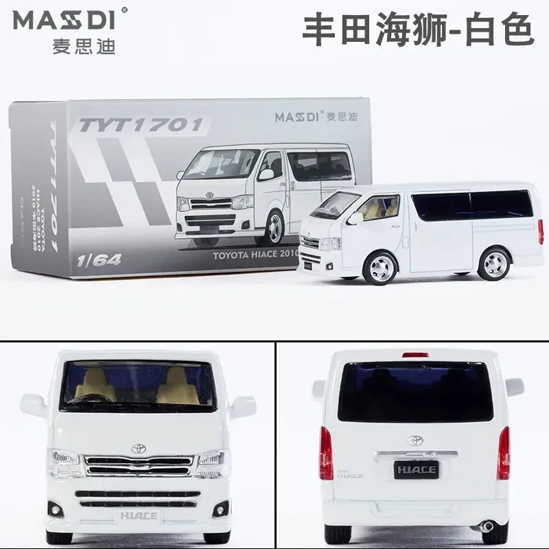 MASDI 1/64 Costa Toyota LC300 200 80 Sea Lion alloy model, children's collection of decorative toys, holiday gifts for children.