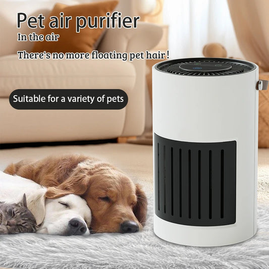 Pet air Purifier for cats and dogs Hair in bedroom hoe ca in Bedroom hoe Cabinet True HEPA Filter Filtration System Cleaner Odor