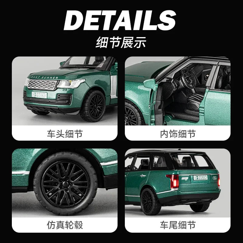 1: 36 Land Rover Range Rover alloy sound-light feedback car model collection children's birthday toy gifts