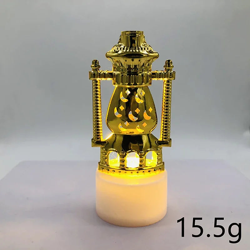 Eid Mubarak LED Candle Small Light Ramadan Kareem Decoration Home Islamic Muslim Festival Party Decoration Eid Al-Fitr Supplies