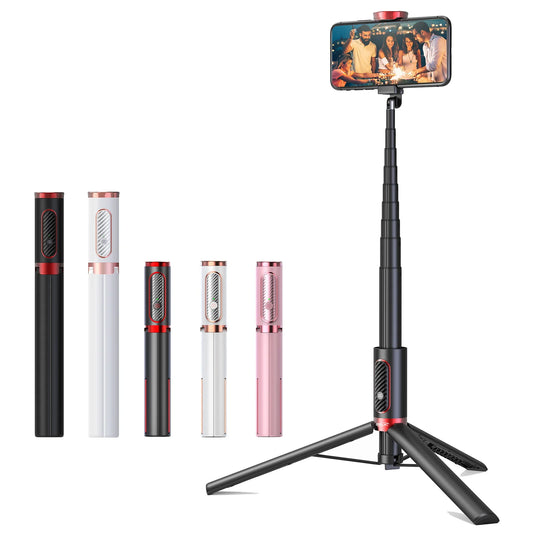 81cm/150cm Selfie Stick Tripod with Remote Wireless Phone Tripod Foldable Portable Phone Stand Holder for Smartphone