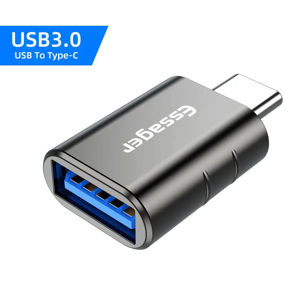 Essager OTG Adapter Type C USB 3.0 Type C USB C Male To USB Female Converter For Macbook Xiaomi Samsung S20 USBC OTG Connector