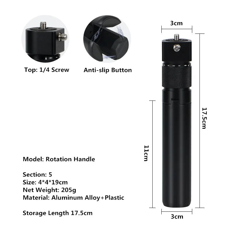 Invisible Extended Edition Selfie Stick Scalable Monopod for Insta 360 X3 X4 GoPro 13 12 11 10 9 8 DJI OSMO 5 PRO Stick Tripod