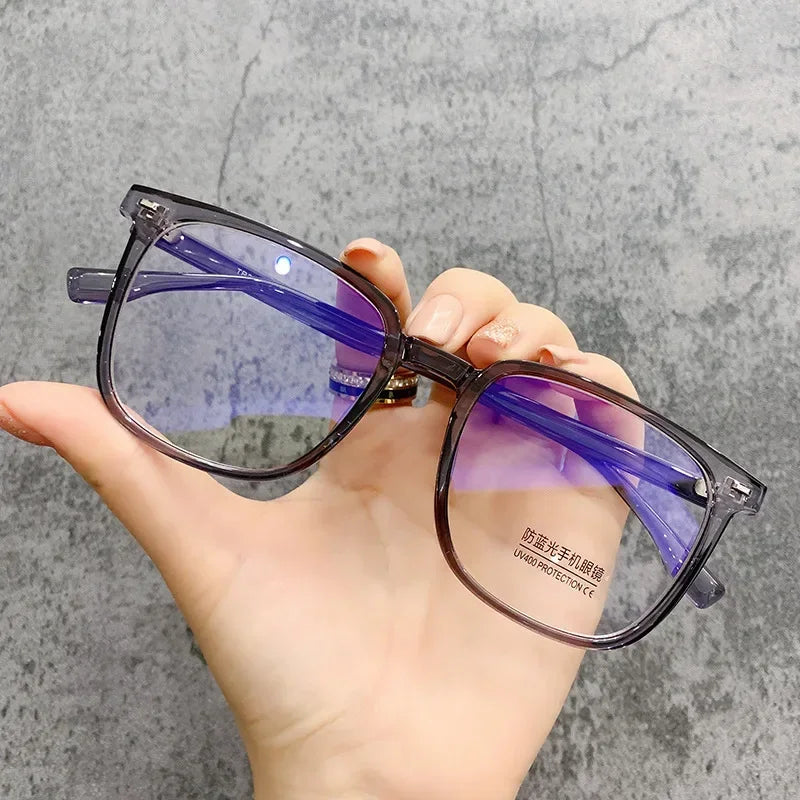 1Pcs Transparent Computer Glasses Frame Women Men Anti Blue Light Square Eyewear Blocking Glasses Optical Spectacle Eyeglass