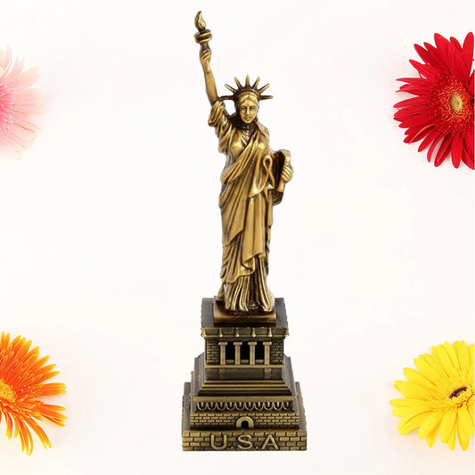 Retro Decor Statue Liberty Figurine Sculpture From Liberty Island Collection Souvenirs 15/18cm American New York Souvenir The Of