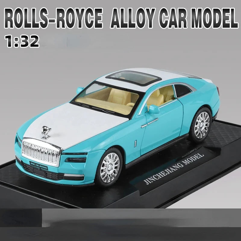 1:32 Rolls Royce SPECTRE Alloy Models Cars Toys Simulation Metal Diecasts Sound Light Toy car Gifts For Kids Collection ﻿A848