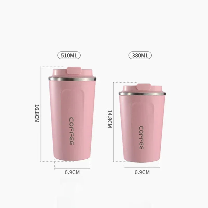 In-Car Insulated Cup 380/510ml Thermos Smart Coffee Mug Portable Thermal Tumbler Temperature Display Vacuum Flasks Water Bottle