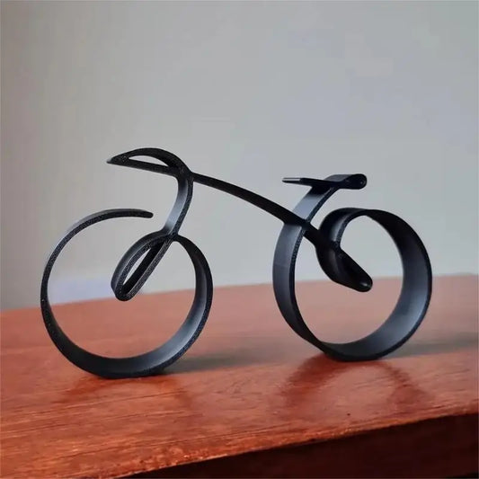 Minimalistic Bicycle Sculpture Stylish Art Wire Framed Style Bike Statue Tabletop Decoration For Home Office Creative Craft Gift