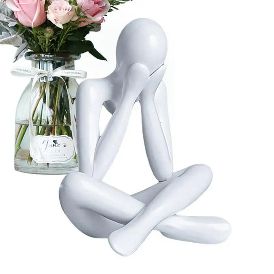 Thinker Abstract Statues Sculptures Figurine Living Room Home Decor Desk Ornaments