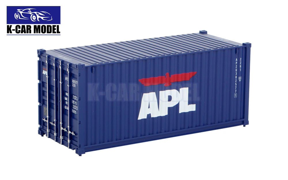 HO Scale 1/87 20ft Shipping Container Model Railway Cargo Box 20'  1pc