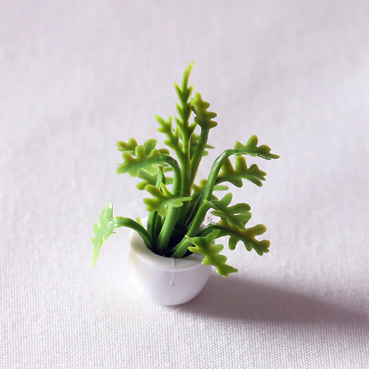 Mini Green Plant Tree Potted Doll House Miniature Furniture Home Decor Kids Toy Flower Pots Fake Simulation Plants